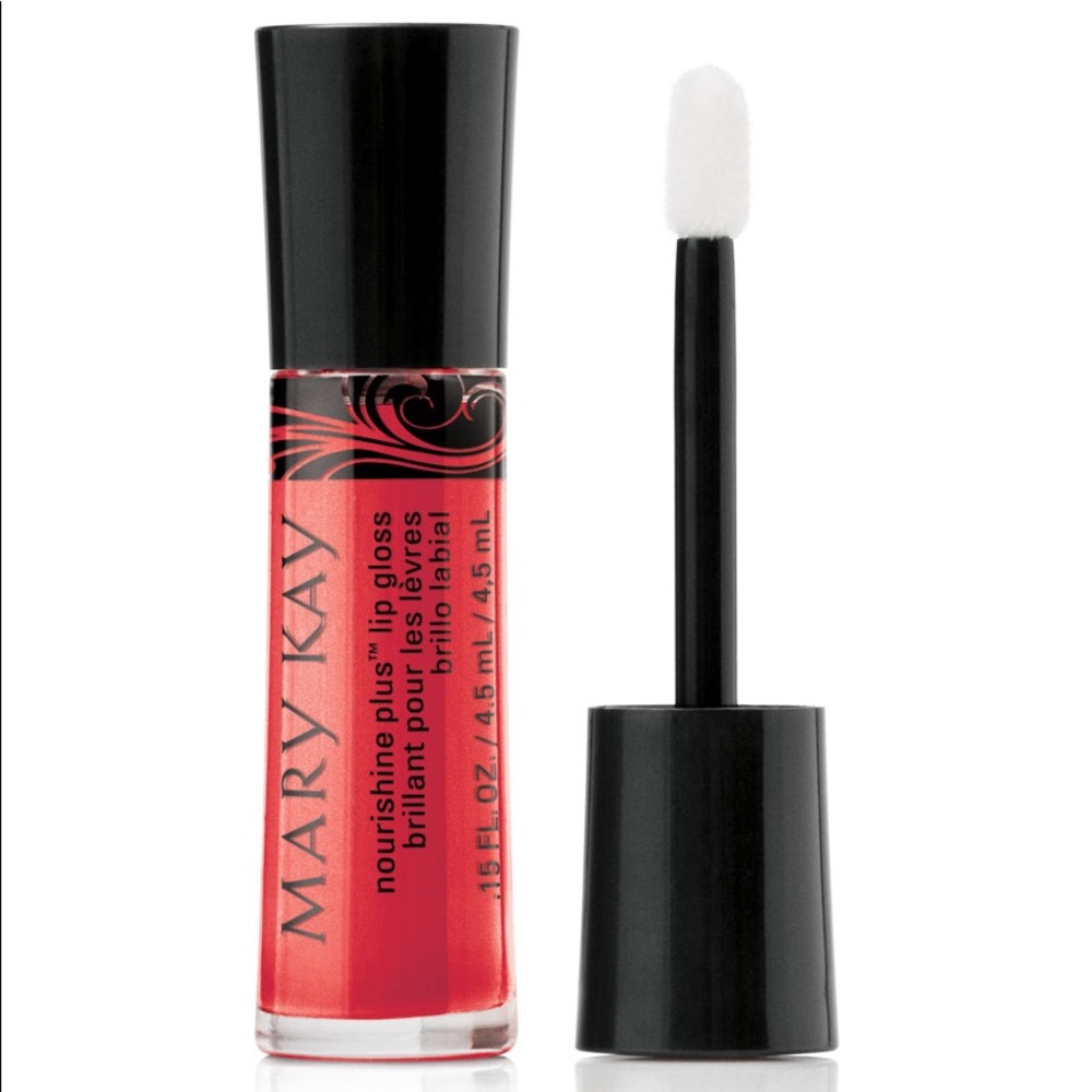 Mary Kay NouriShine Plus Lip Gloss Rock N  Red - Picture 14 of 16
